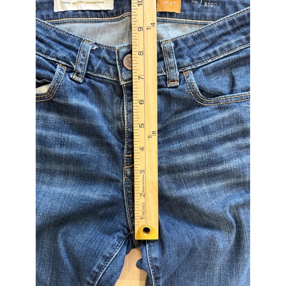 Pilcro and the Letterpress Jeans Womens Size 27 Blue Wash Skinny Stretch Denim - Picture 6 of 7